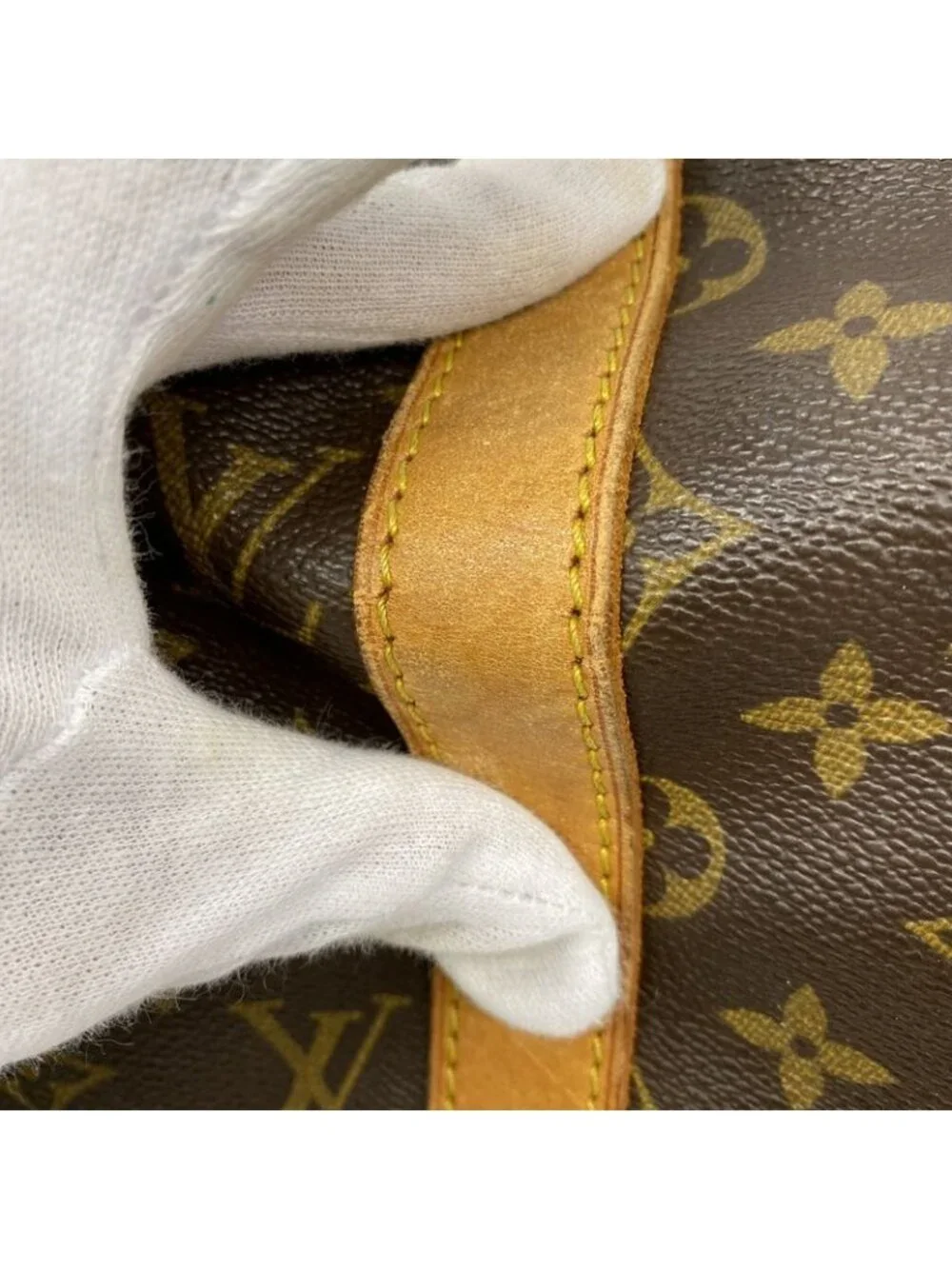 Louis Vuitton Boston Bag Monogram Keepall Bandouliere 50 Brown - Picture 8 of 10